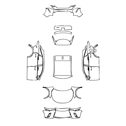 Pre-Cut PPF Lexus RX RX (SWB) Base 2025 - PPF-Kits