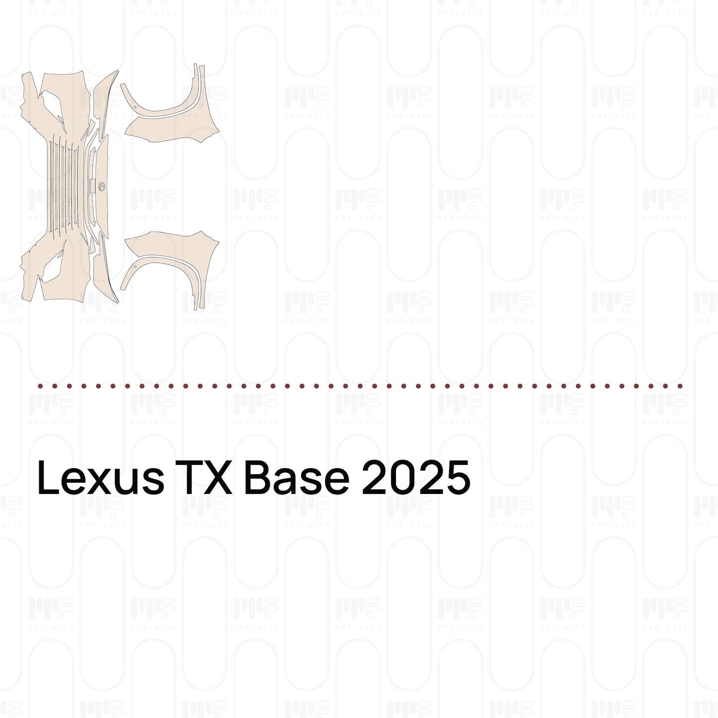 Pre-Cut PPF Lexus TX Base 2025