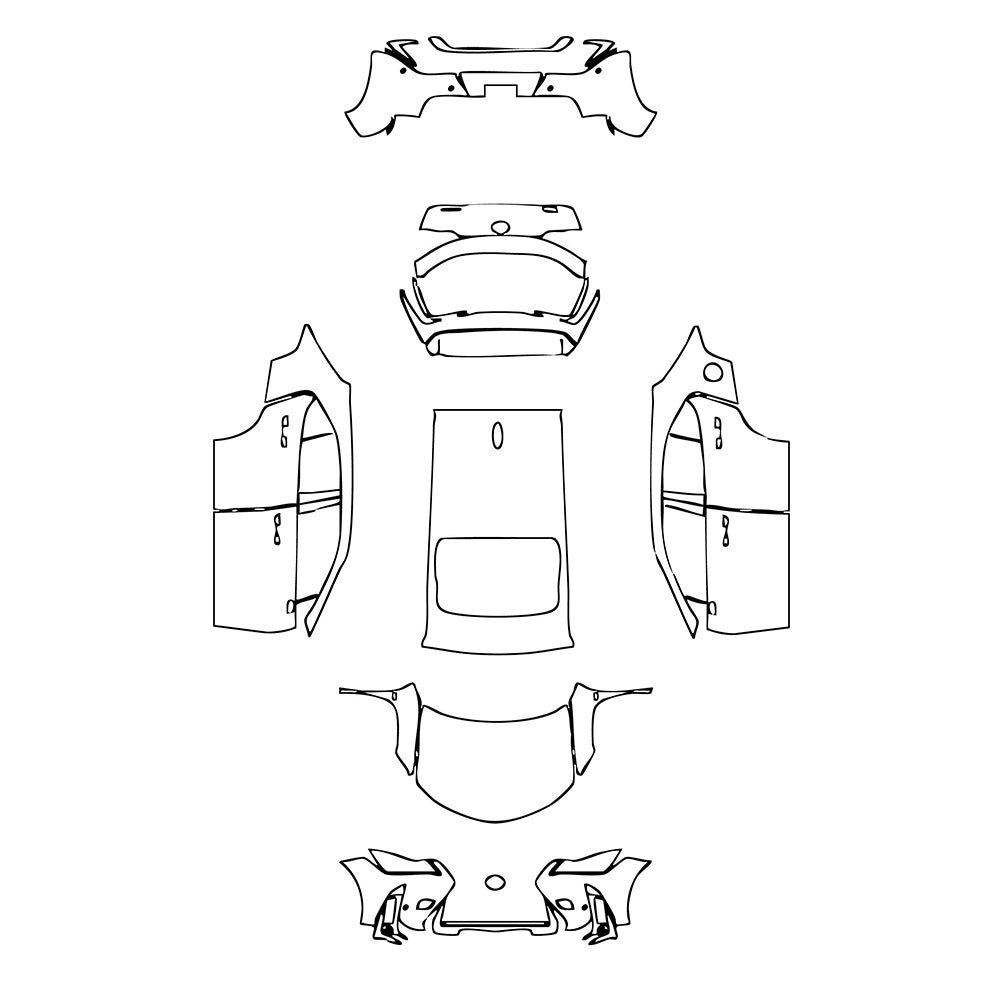Pre-Cut PPF Lexus UX F-Sport 2021 - PPF-Kits