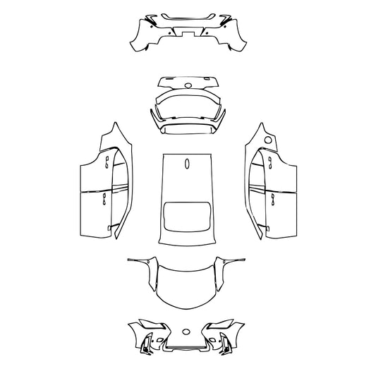 Pre-Cut PPF Lexus UX F-Sport 2025 - PPF-Kits