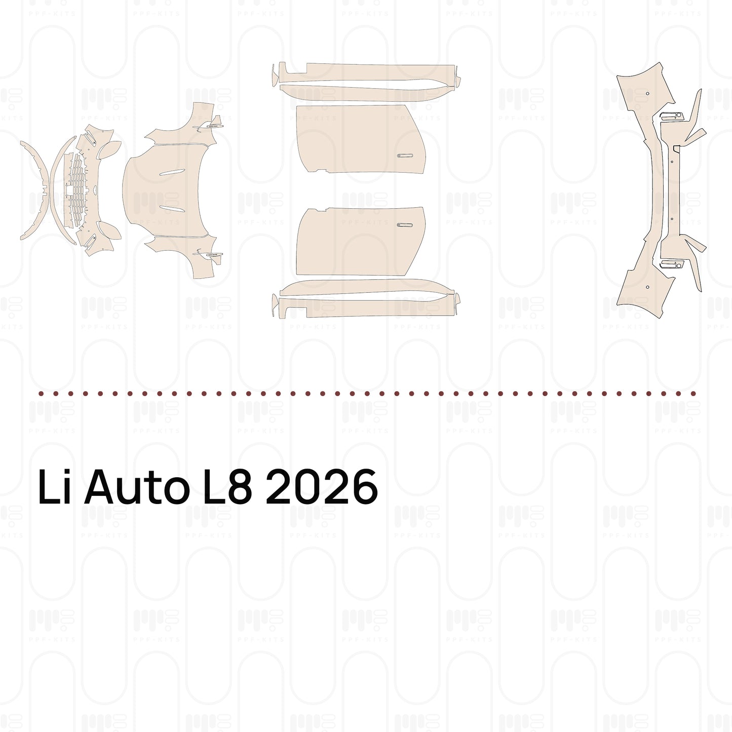 Pre-Cut PPF Li Auto L8 2026