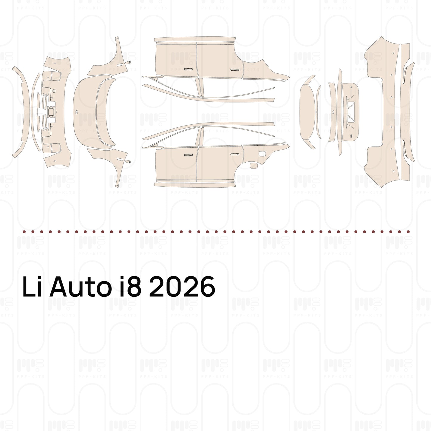 Pre-Cut PPF Li Auto i8 2026