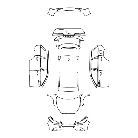 Pre-Cut PPF Lincoln Corsair 2022 - PPF-Kits