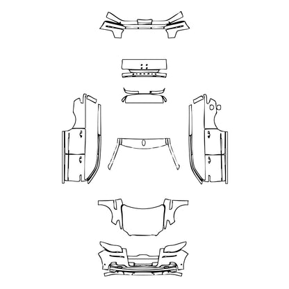 Pre-Cut PPF Lincoln NAVIGATOR Extended Wheelbase 2022 - PPF-Kits