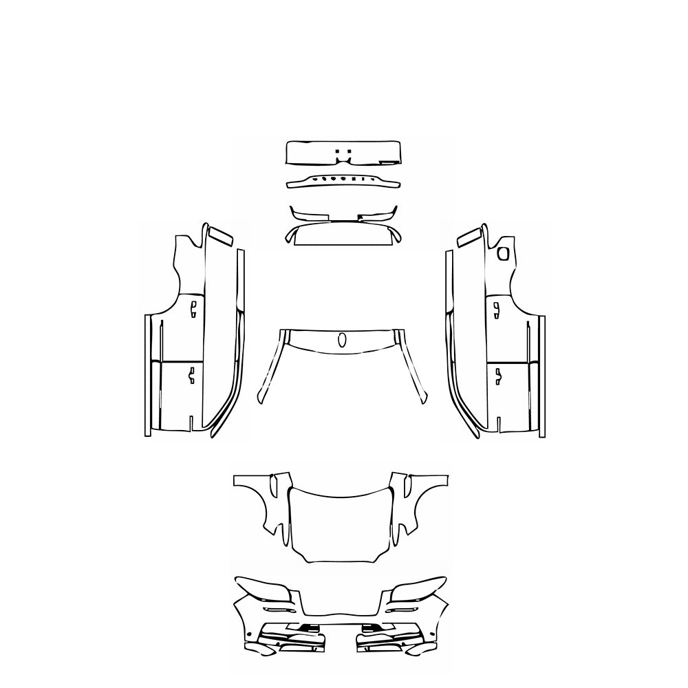 Pre-Cut PPF Lincoln NAVIGATOR Standard Wheelbase 2021 - PPF-Kits