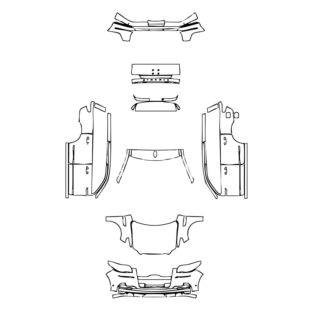 Pre-Cut PPF Lincoln NAVIGATOR Standard Wheelbase 2022 - PPF-Kits