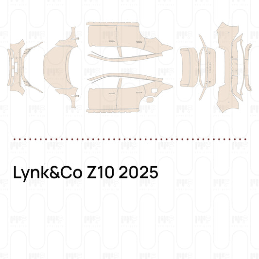 Lynk&Co Z10 2025 – Forskåret PPF-lakbeskyttelsesfilm