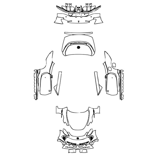 Pre-Cut PPF MG Cyberster (CN) 2025 - PPF-Kits