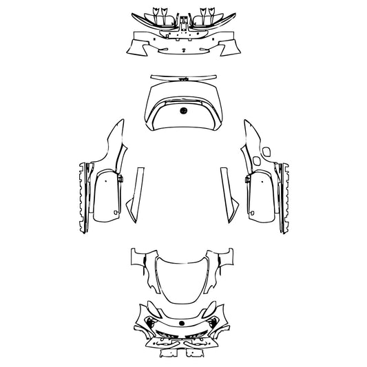 Pre-Cut PPF MG Cyberster (EU) 2025 - PPF-Kits