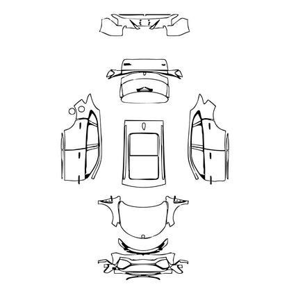 Pre-Cut PPF MG Marvel R Electric 2024 - PPF-Kits