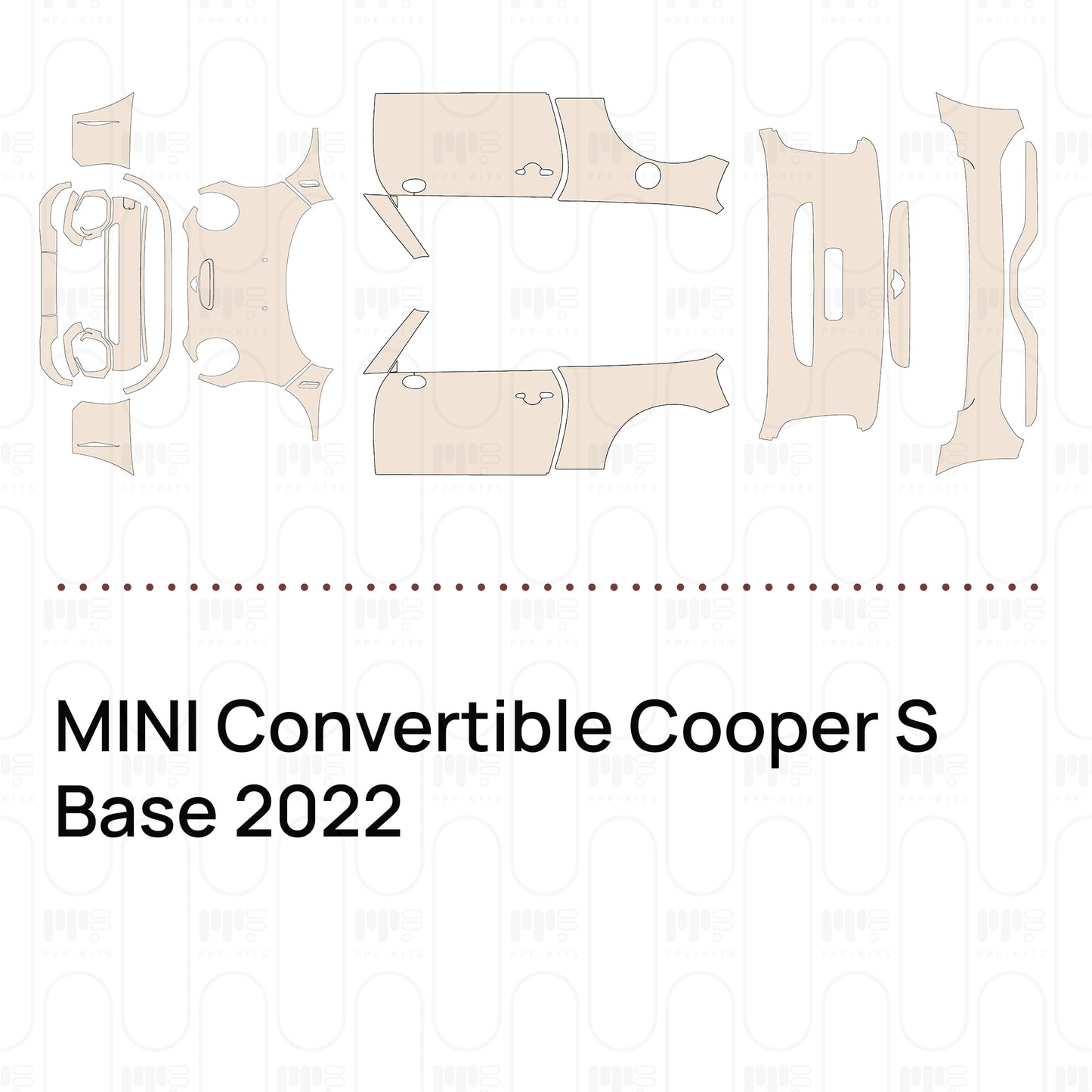 Pre-Cut PPF MINI Convertible Cooper S Base 2022
