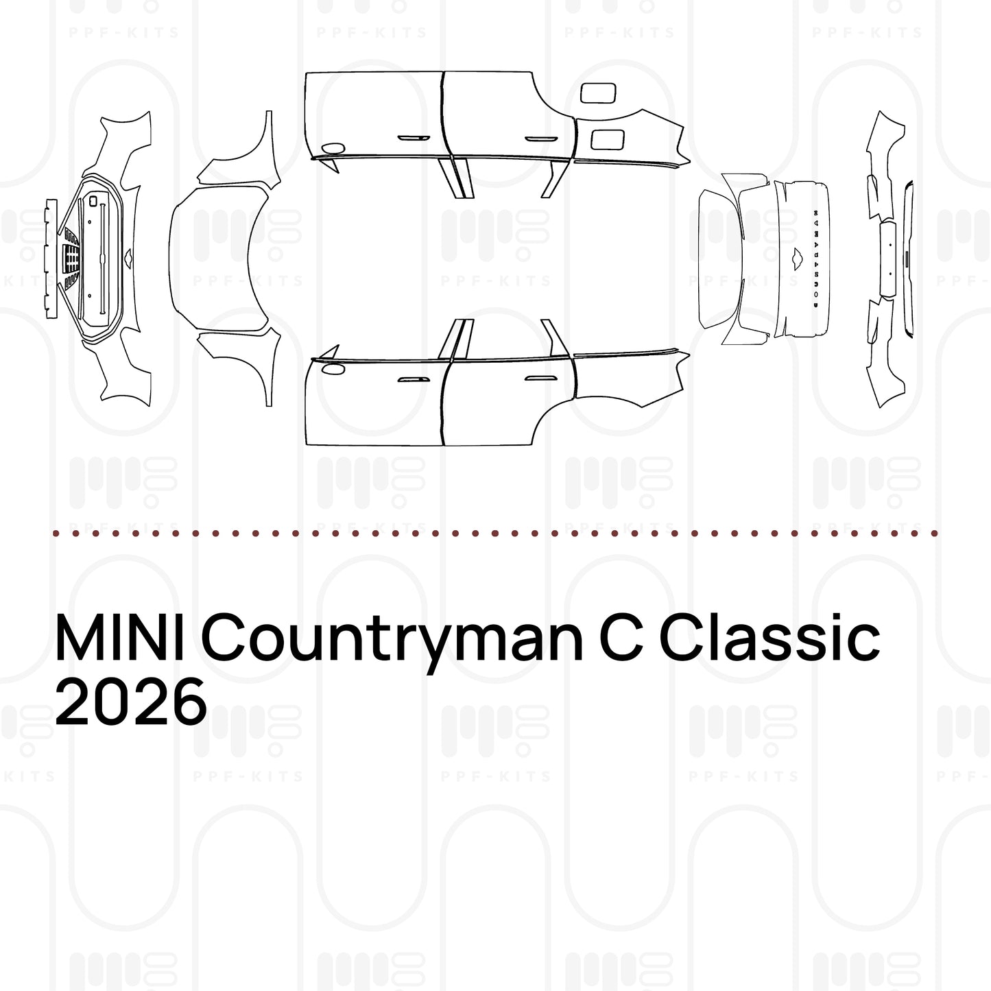 Pre-Cut PPF MINI Countryman C Classic 2026