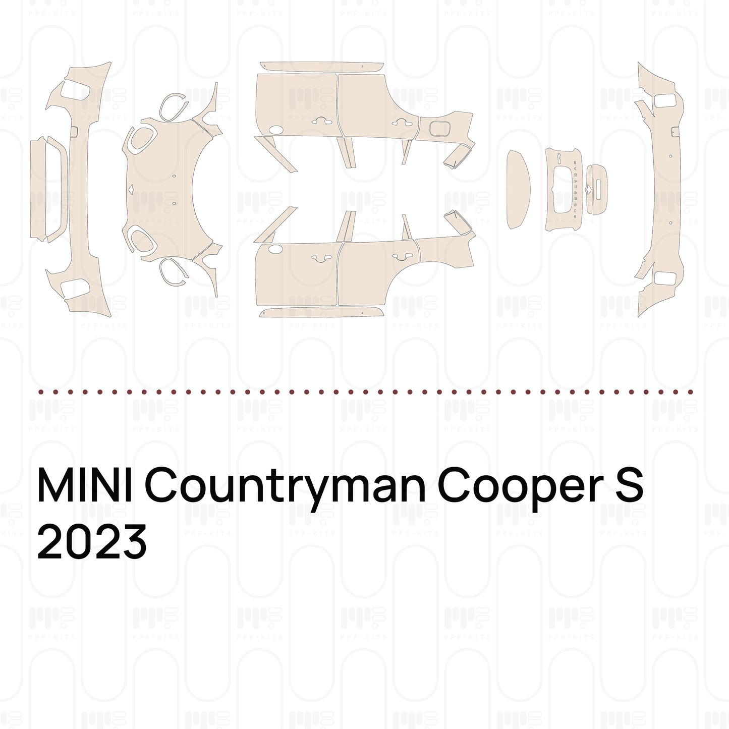 Pre-Cut PPF MINI Countryman Cooper S 2023