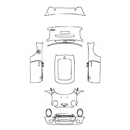 Pre-Cut PPF MINI Electric MINI Cooper Base 2017 - PPF-Kits