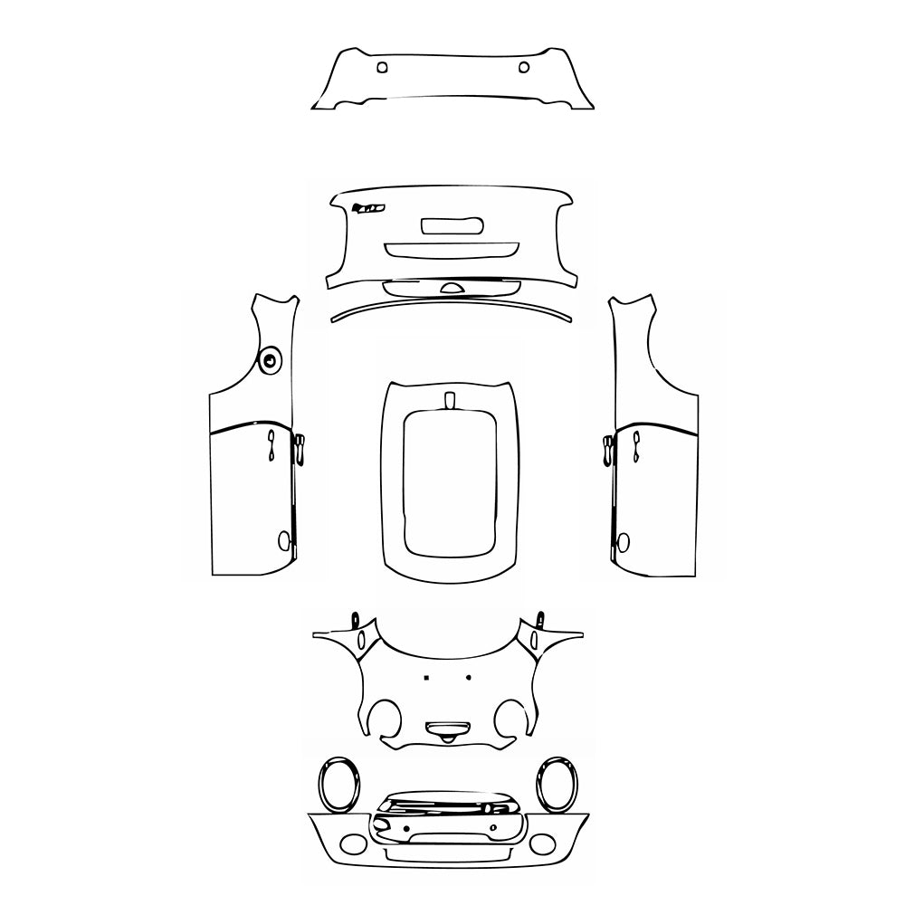 Pre-Cut PPF MINI Electric MINI Cooper Base 2018 - PPF-Kits