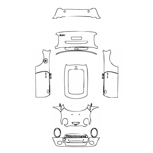 Pre-Cut PPF MINI Electric MINI Cooper Base 2020 - PPF-Kits