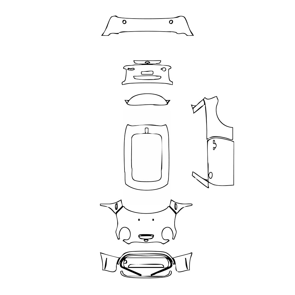 Pre-Cut PPF MINI Electric MINI Cooper Base 2022 - PPF-Kits