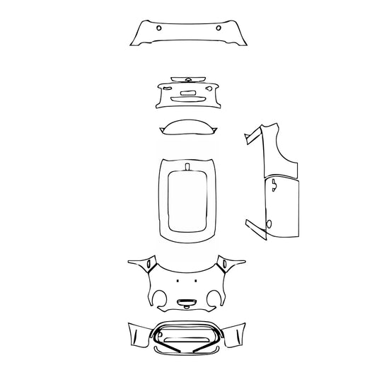 Pre-Cut PPF MINI Electric MINI Cooper Base 2022 - PPF-Kits