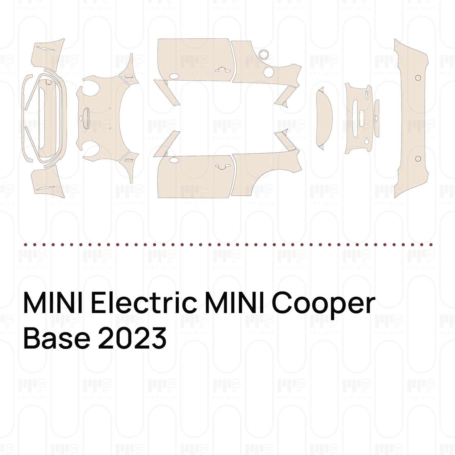 Pre-Cut PPF MINI Electric MINI Cooper Base 2023