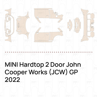 Pre-Cut PPF MINI Hardtop 2 Door John Cooper Works (JCW) GP 2022
