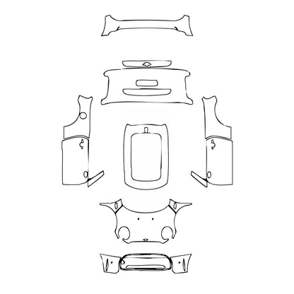 Pre-Cut PPF MINI MINI Convertible Cooper Base 2022 - PPF-Kits