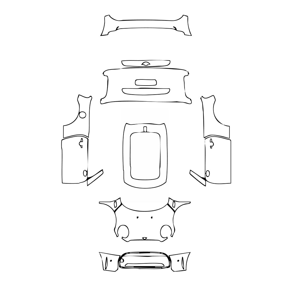 Pre-Cut PPF MINI MINI Convertible Cooper Base 2024 - PPF-Kits
