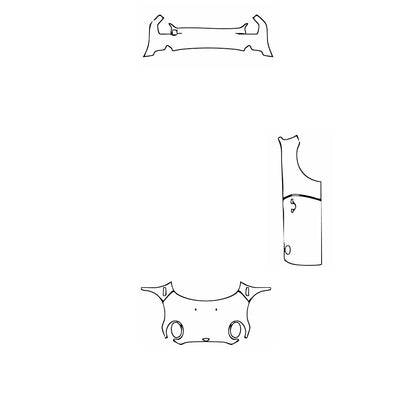 Pre-Cut PPF MINI MINI Convertible Cooper JCW Package 2016 - PPF-Kits