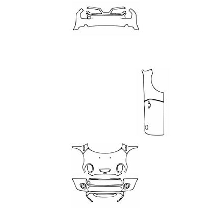 Pre-Cut PPF MINI MINI Convertible John Cooper Works (JCW) 2018 - PPF-Kits