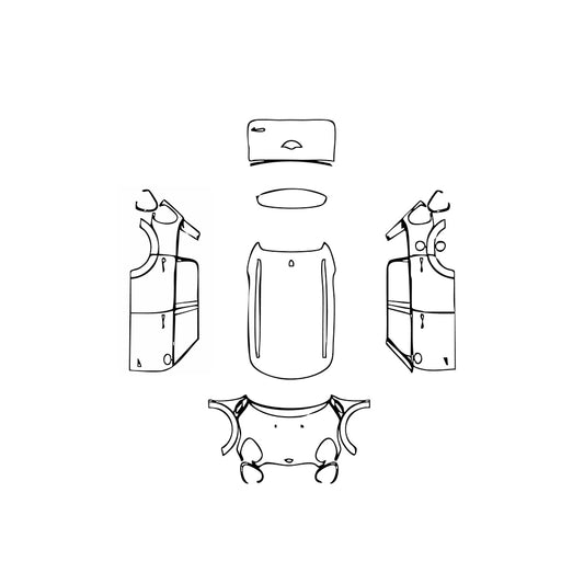 Pre-Cut PPF MINI MINI Countryman Cooper All4 2013 - PPF-Kits