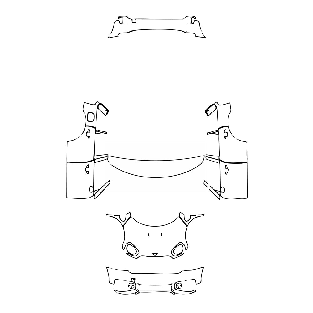 Pre-Cut PPF MINI MINI Countryman Cooper All4 2018 - PPF-Kits