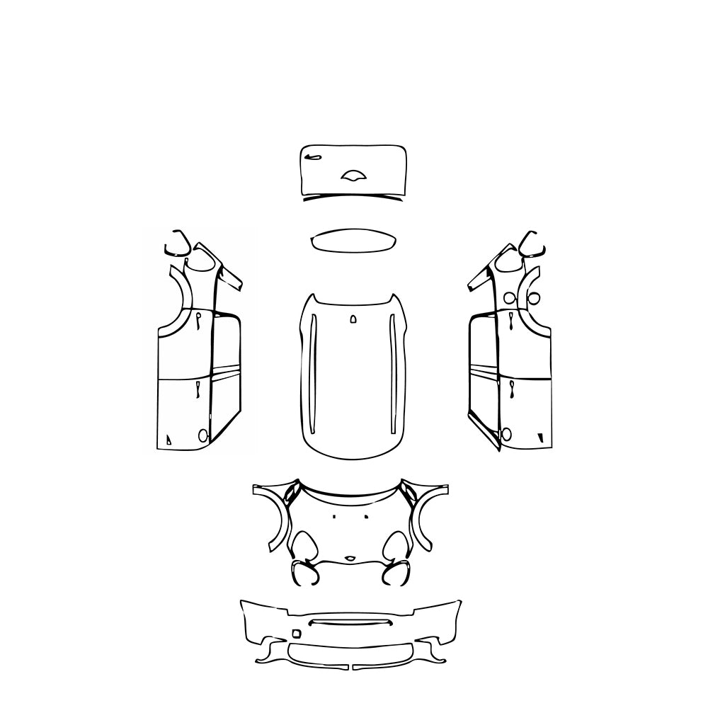 Pre-Cut PPF MINI MINI Countryman Cooper S All4 2012 - PPF-Kits