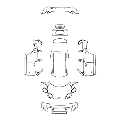 Pre-Cut PPF MINI MINI Countryman Cooper S E All4 2022 - PPF-Kits