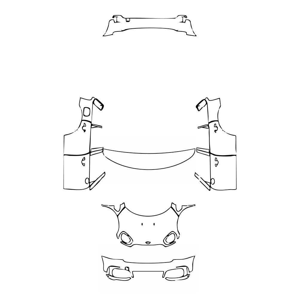 Pre-Cut PPF MINI MINI Countryman John Cooper Works (JCW) 2018 - PPF-Kits