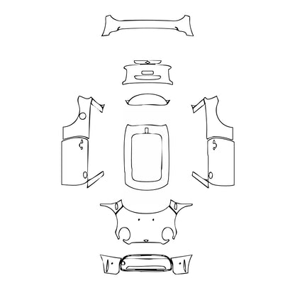 Pre-Cut PPF MINI MINI Hardtop 2 Door Cooper Base 2022 - PPF-Kits
