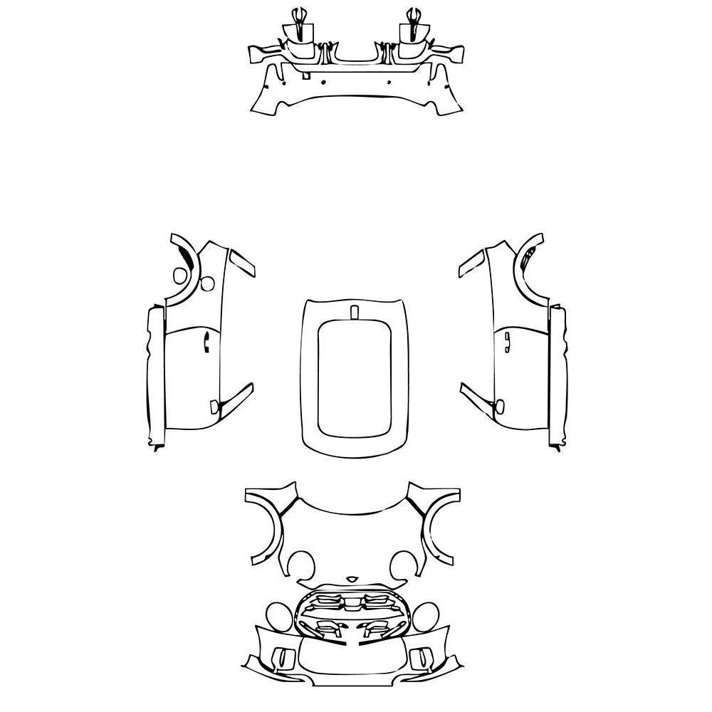 Pre-Cut PPF MINI MINI Hardtop 2 Door Cooper C Sport 2024 - PPF-Kits