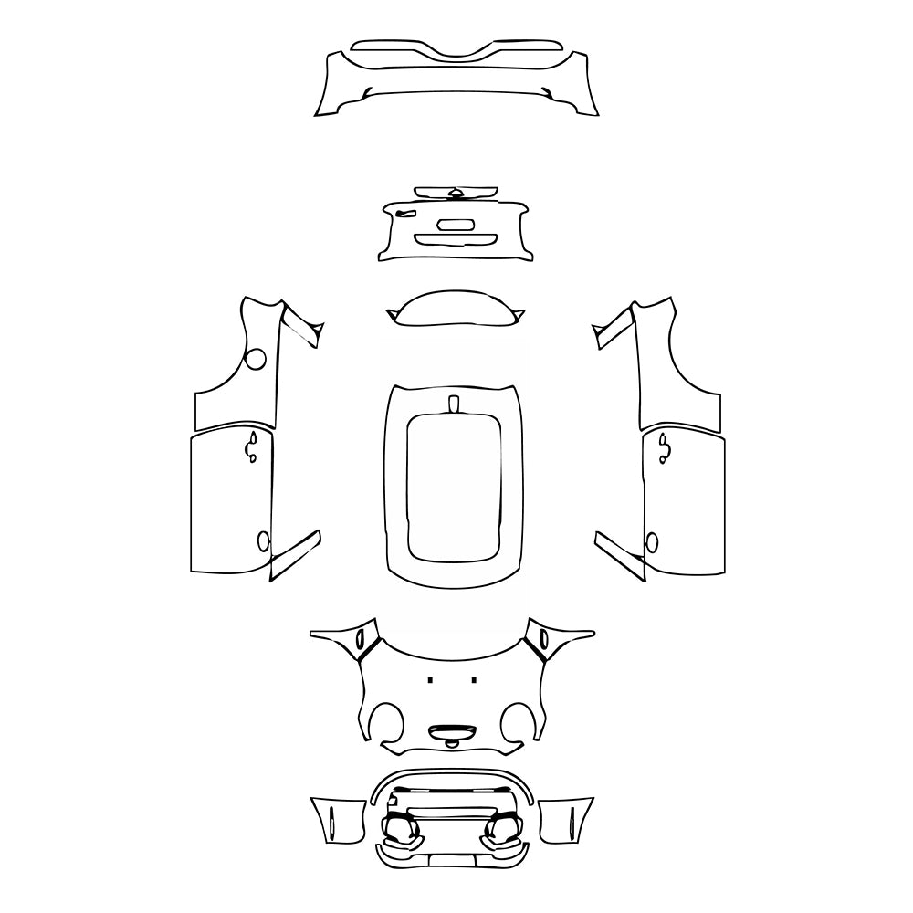 Pre-Cut PPF MINI MINI Hardtop 2 Door Cooper S Base 2022 - PPF-Kits
