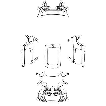 Pre-Cut PPF MINI MINI Hardtop 2 Door Cooper S Sport 2024 - PPF-Kits