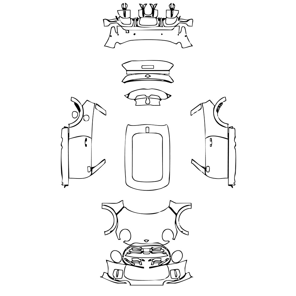 Pre-Cut PPF MINI MINI Hardtop 2 Door John Cooper Works (JCW) GP 2025 - PPF-Kits