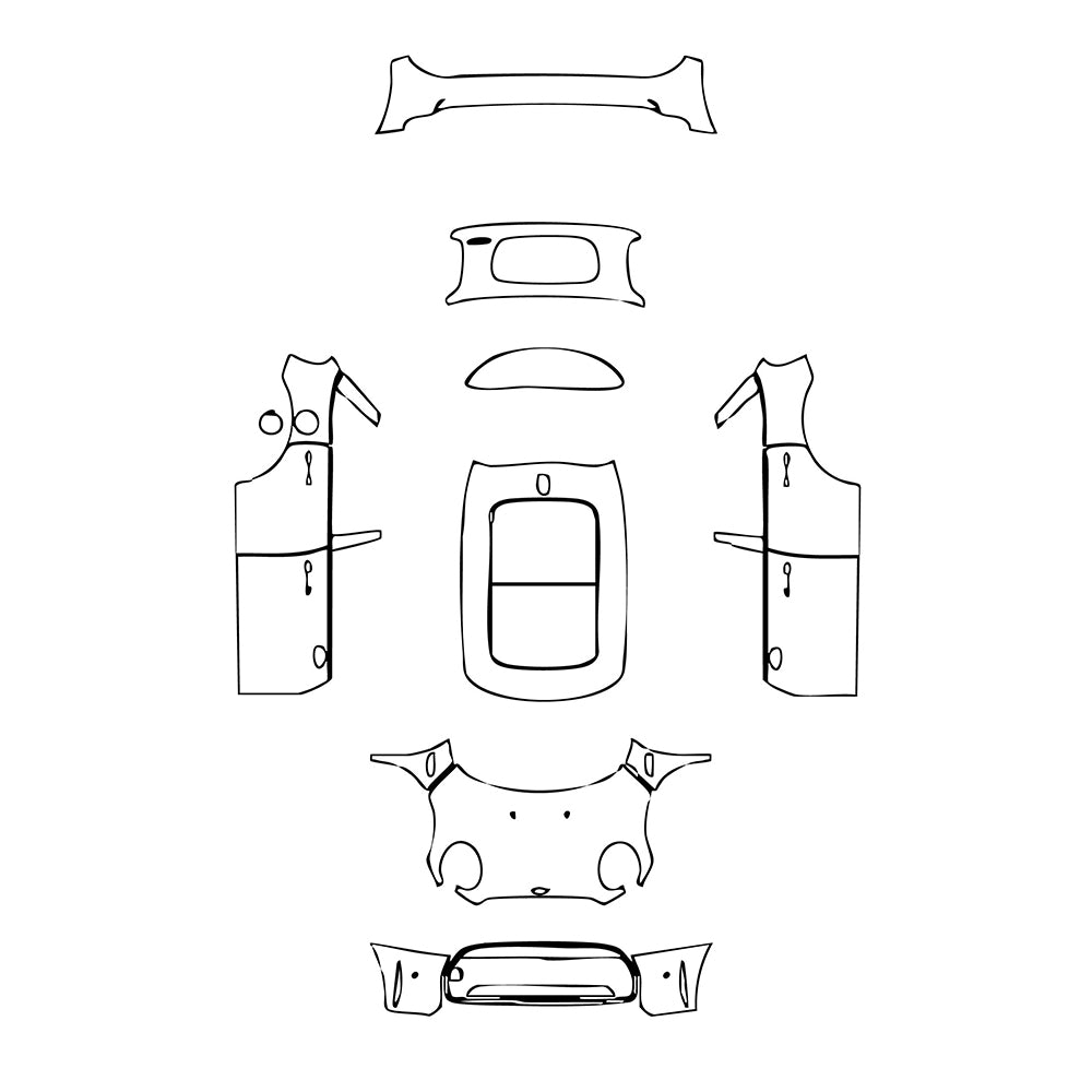 Pre-Cut PPF MINI MINI Hardtop 4 Door Cooper Base 2022 - PPF-Kits