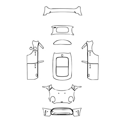 Pre-Cut PPF MINI MINI Hardtop 4 Door Cooper Base 2023 - PPF-Kits