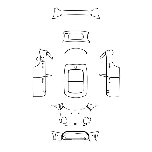Pre-Cut PPF MINI MINI Hardtop 4 Door Cooper Base 2023 - PPF-Kits