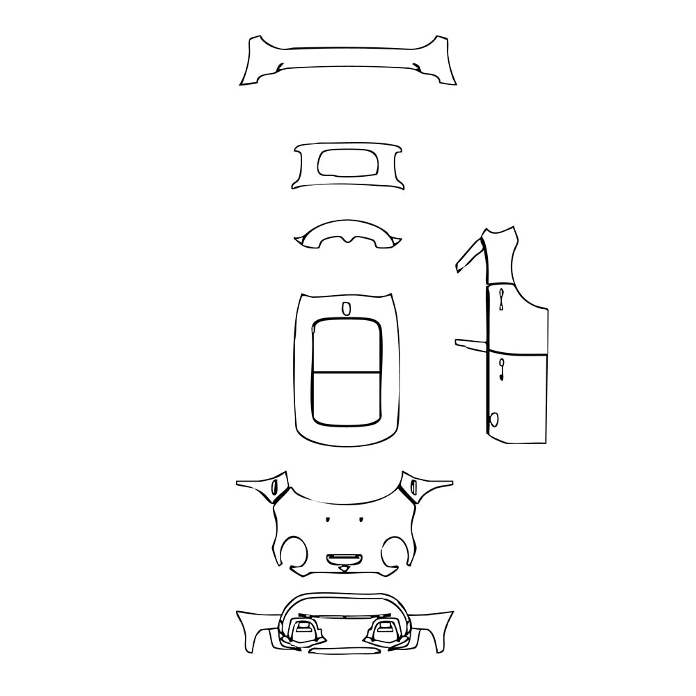 Pre-Cut PPF MINI MINI Hardtop 4 Door Cooper S Sport 2023 - PPF-Kits