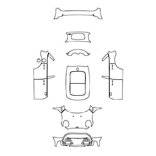 Pre-Cut PPF MINI MINI Hardtop 4 Door Cooper Sport 2021 - PPF-Kits