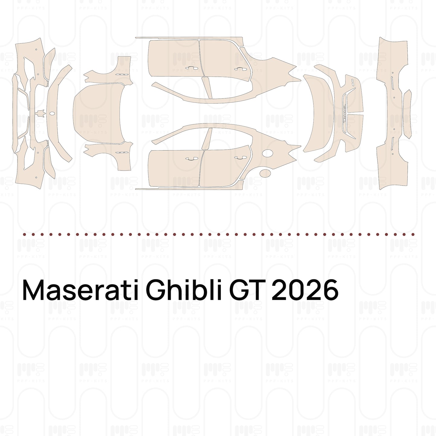 Pre-Cut PPF Maserati Ghibli GT 2026