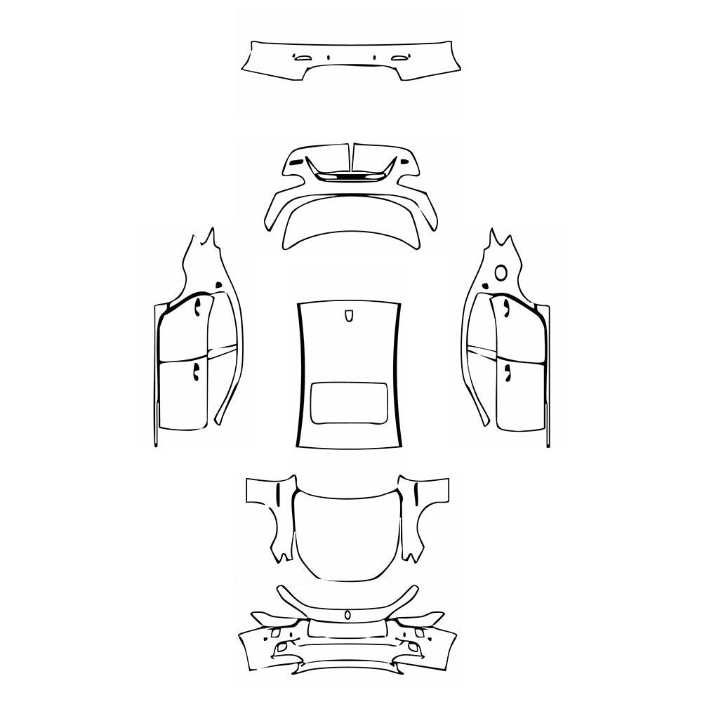 Pre-Cut PPF Maserati Ghibli Ghibli S Q4 Base 2016 - PPF-Kits