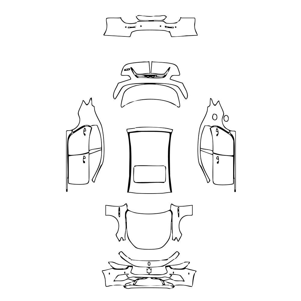 Pre-Cut PPF Maserati Ghibli Modena 2024 - PPF-Kits