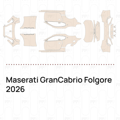 Pre-Cut PPF Maserati GranCabrio Folgore 2026
