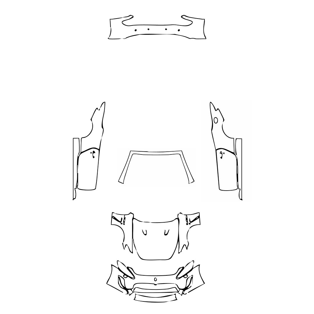 Pre-Cut PPF Maserati GranCabrio MC 2013 - PPF-Kits