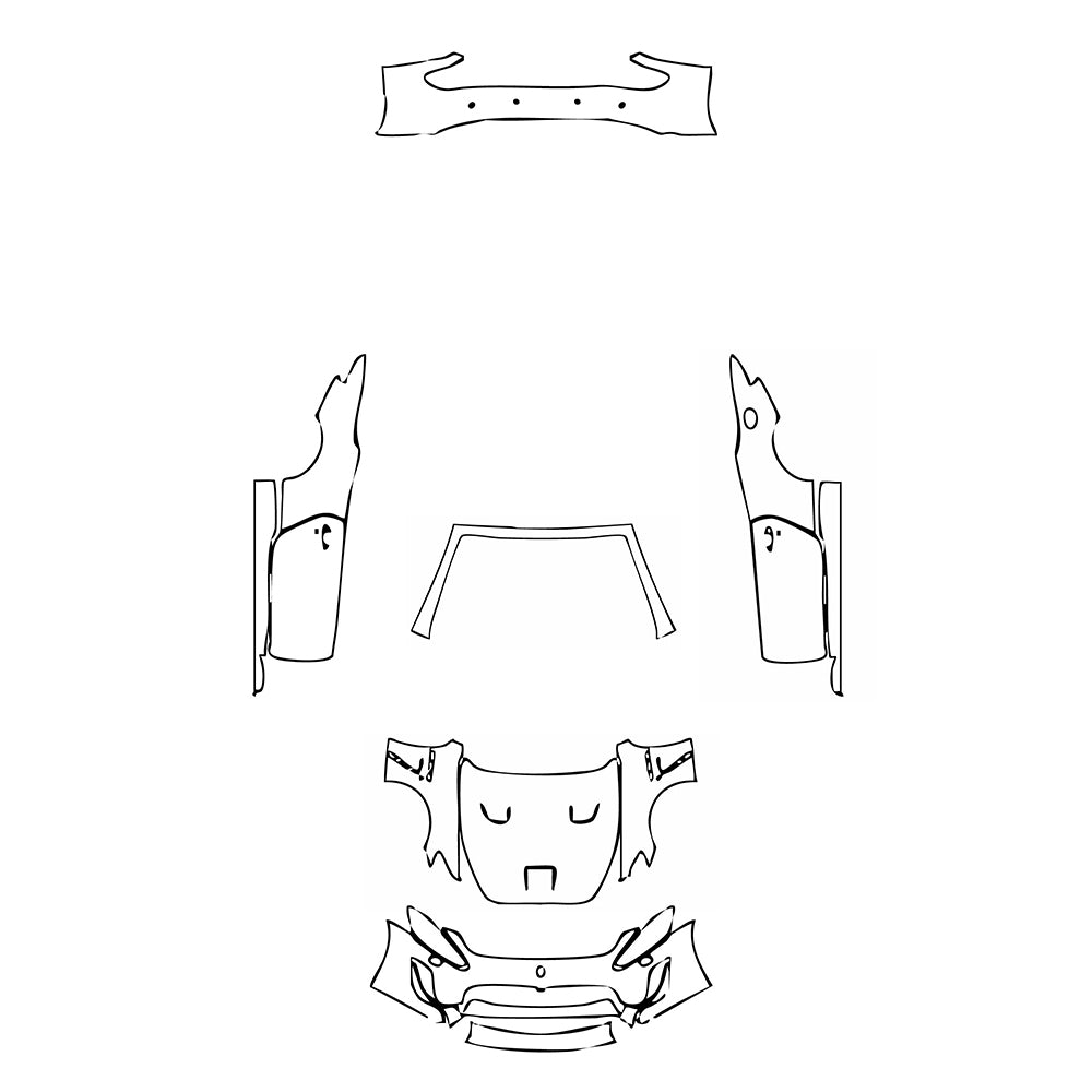 Pre-Cut PPF Maserati GranCabrio MC 2015 - PPF-Kits