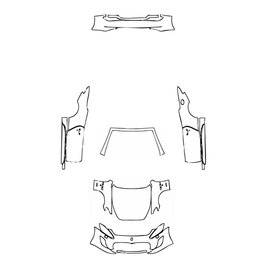 Pre-Cut PPF Maserati GranCabrio Sport 2013 - PPF-Kits
